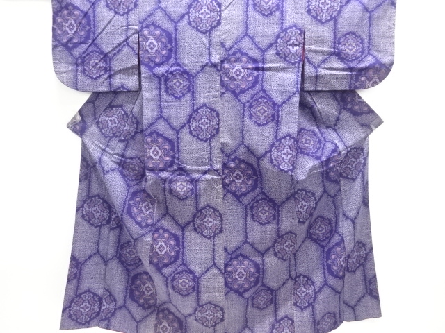 JAPANESE KIMONO / ANTIQUE KIMONO / FLORAL CREST